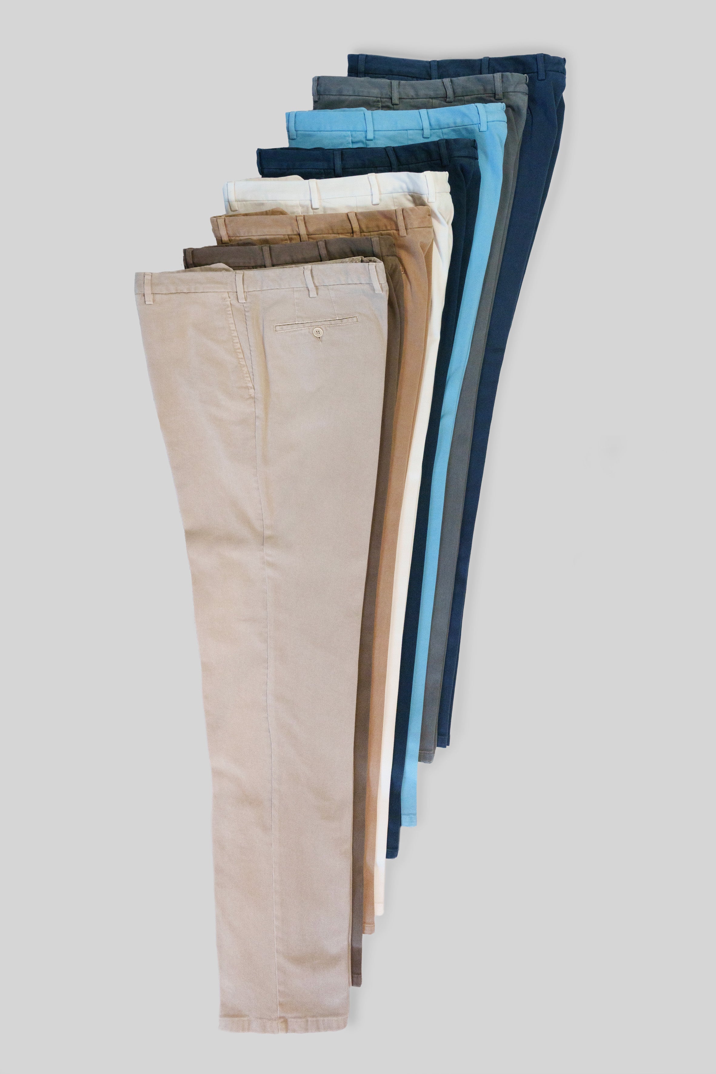 Pantaloni sportivi in cotone elastan grigio